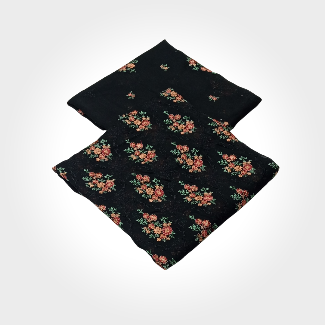 2PCS SYNTHETIC CHIFFON 0667