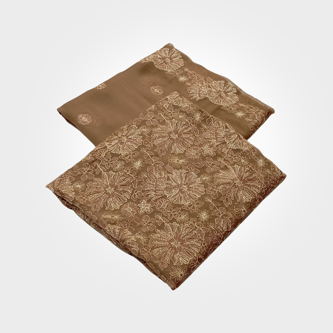 2PCS SYNTHETIC CHIFFON