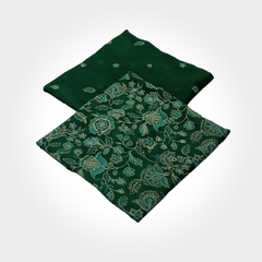 2PCS SYNTHETIC CHIFFON 0658