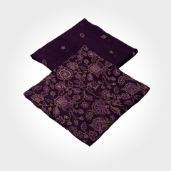 2PCS SYNTHETIC CHIFFON 0658