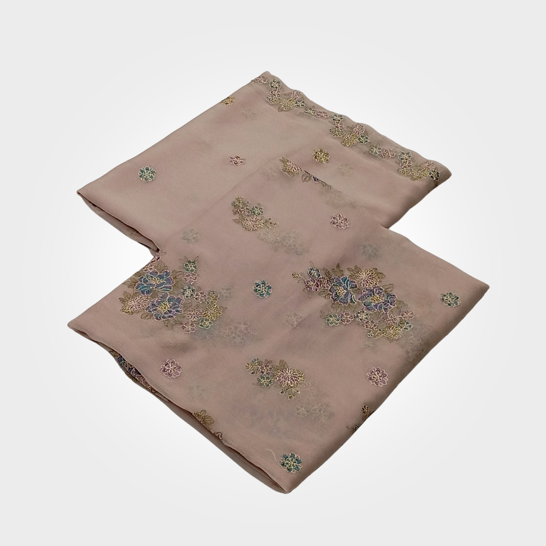 2PCS SYNTHETIC CHIFFON 0552