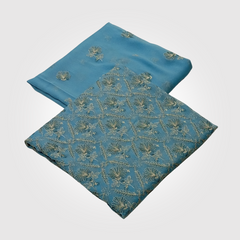 2PCS SYNTHETIC CHIFFON 0484