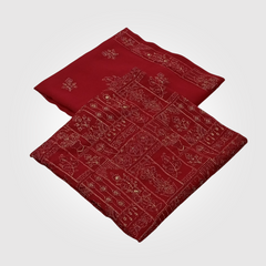 2PCS SYNTHETIC CHIFFON 0484