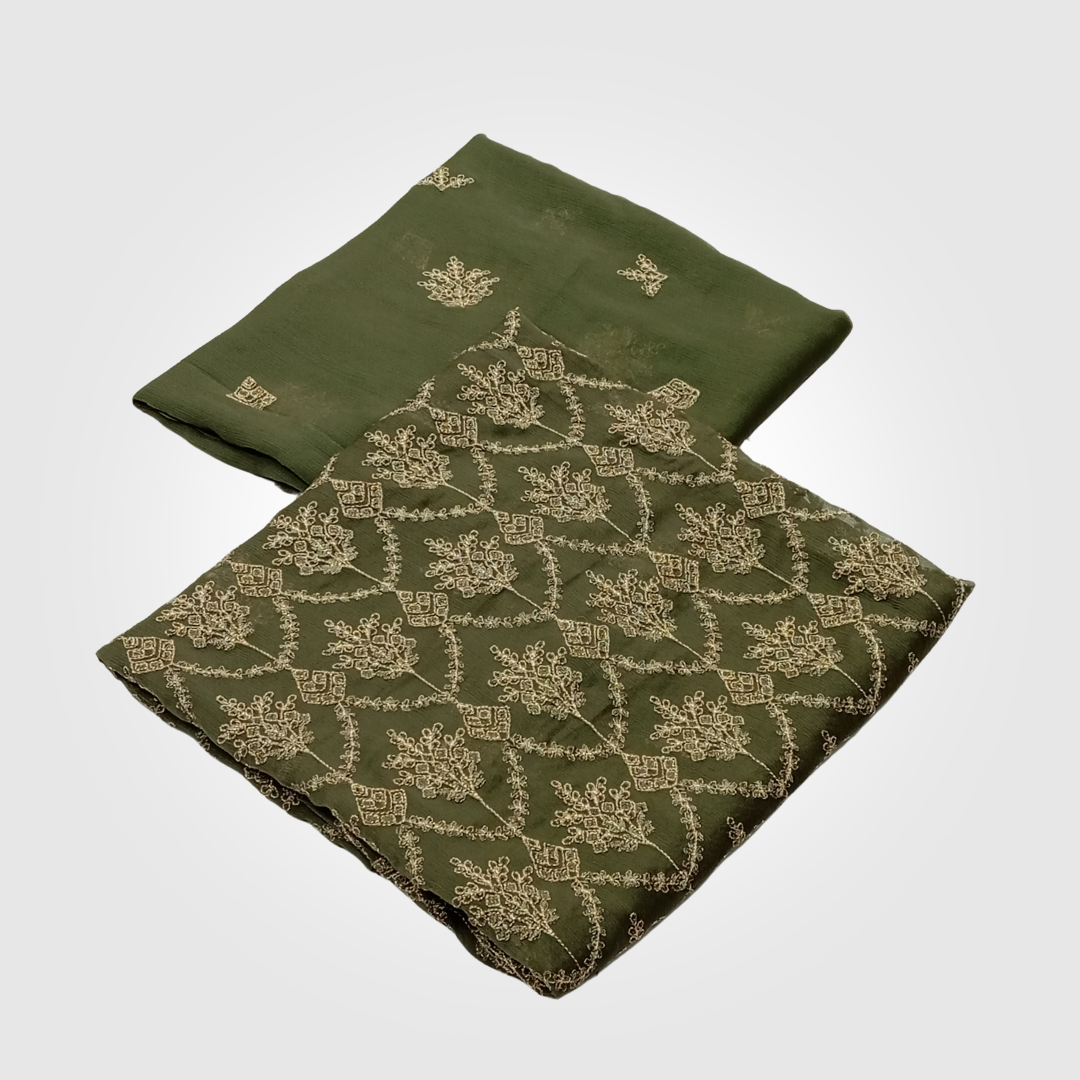 2PCS SYNTHETIC CHIFFON 0092