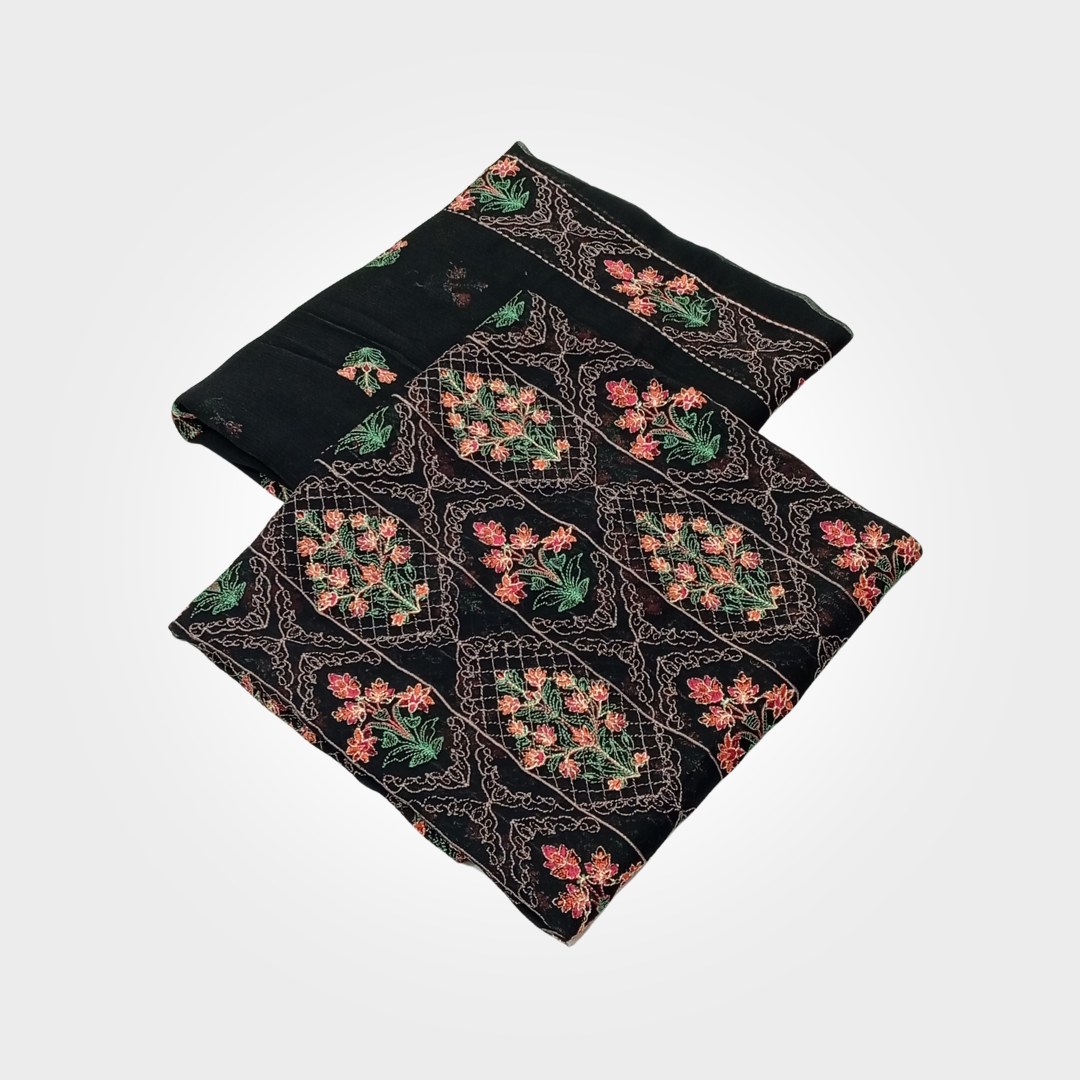 2PCS SYNTHETIC CHIFFON 0092