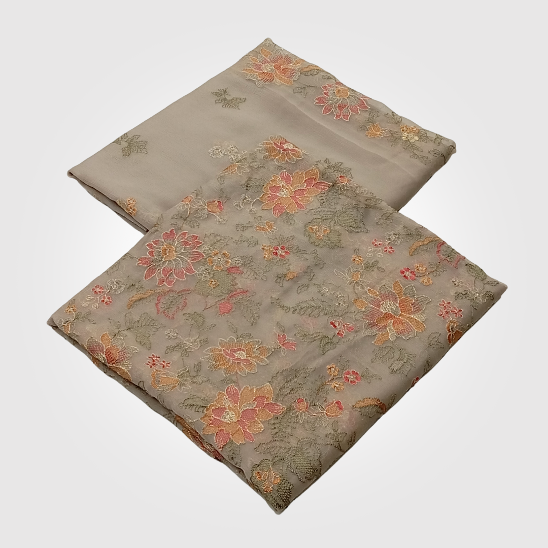 2PCS SYNTHETIC CHIFFON 0092