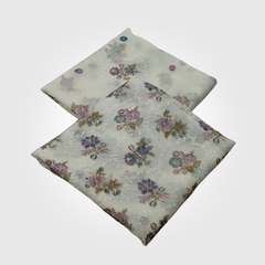 2PCS SYNTHETIC CHIFFON 0609