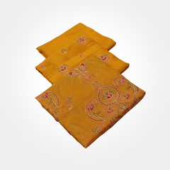 3PCS RAW SILK & COTTON NET 0512