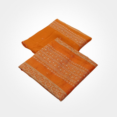 2PCS COTTON NET WITH CHIFFON 0344