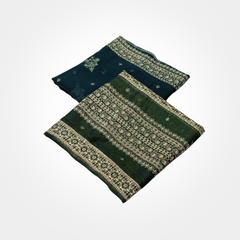 2PCS COTTON NET WITH CHIFFON 0344